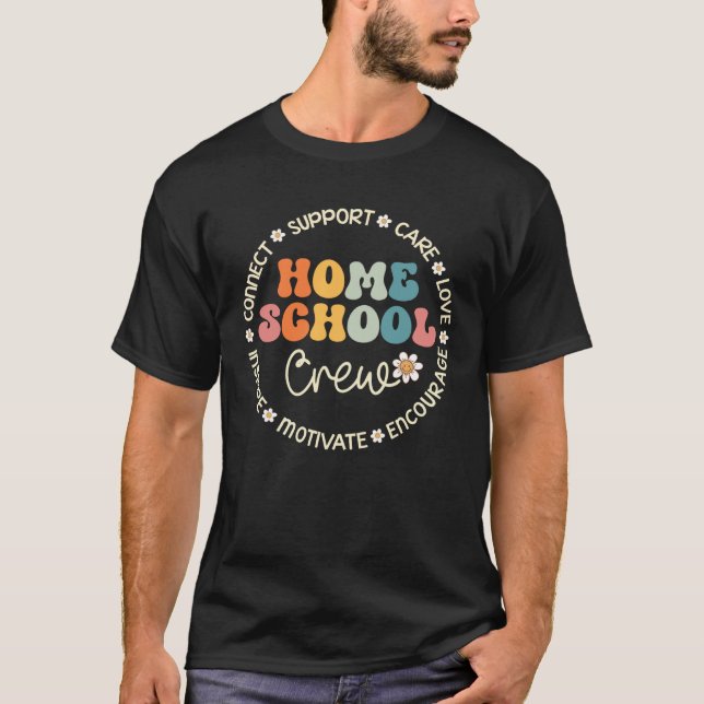 Camiseta Homeschool Crew Appreciation Week Back to School (Frente)