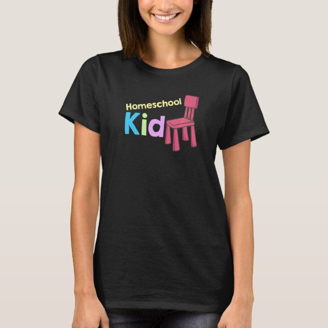 Camiseta Homeschool Kid Homeschool Scholars  Homeschooling  (Frente)