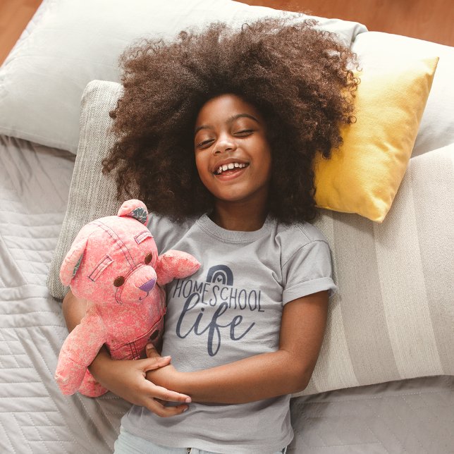 Camiseta Homeschool Life Tee de Assinatura com Personalizaç (Criador carregado)