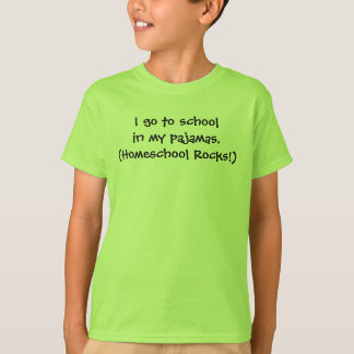 Camiseta Homeschool nos pijamas