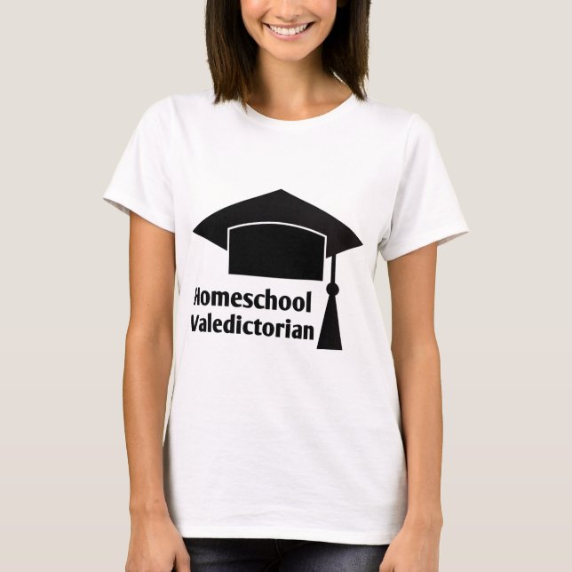 Camiseta Homeschool Valedictorian (Frente)
