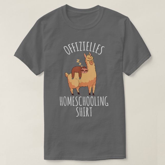 Camiseta Homeschooling Student School Child Primary School  (Frente do Design)