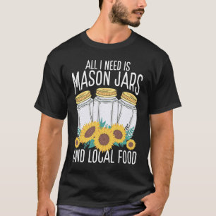 Camiseta Homesteading Homegrown Local Comida Canning Season