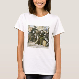 Camiseta Homicídio "de Bill selvagem" (W.B. Hickok) por