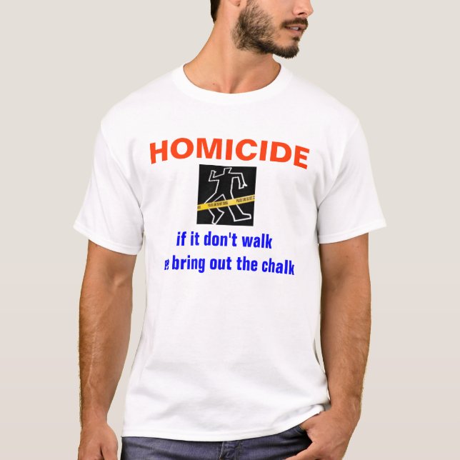 Camiseta HOMICÍDIO, se ele don'… (Frente)