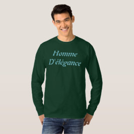 Camiseta Homme D'élégance T-Shirt