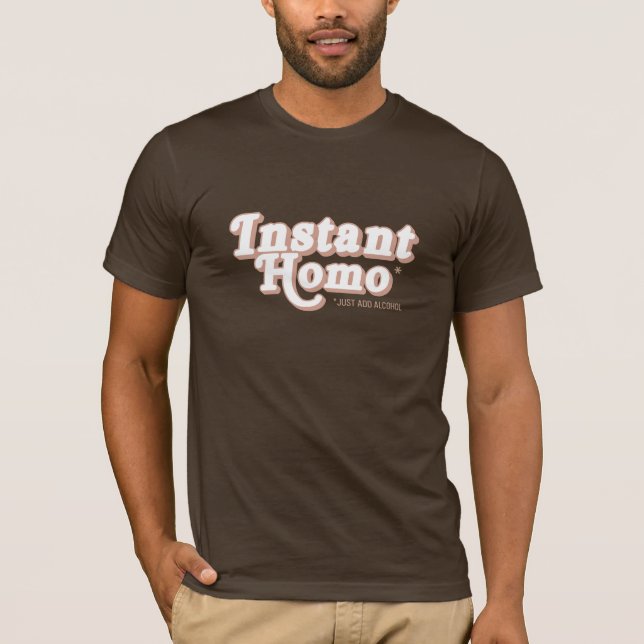 Camiseta Homo Instantâneo  (Frente)