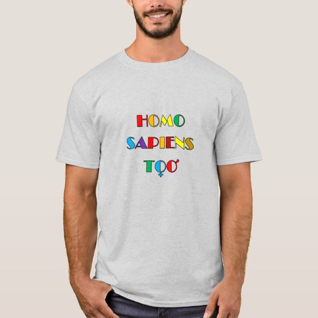 Camiseta Homo SAPIENS T-Shirt (Frente)