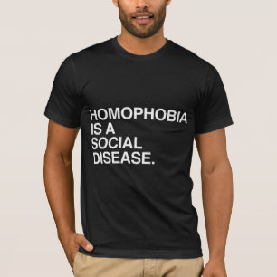CAMISETA HOMOFOBIA É UMA DOENÇA SOCIAL
