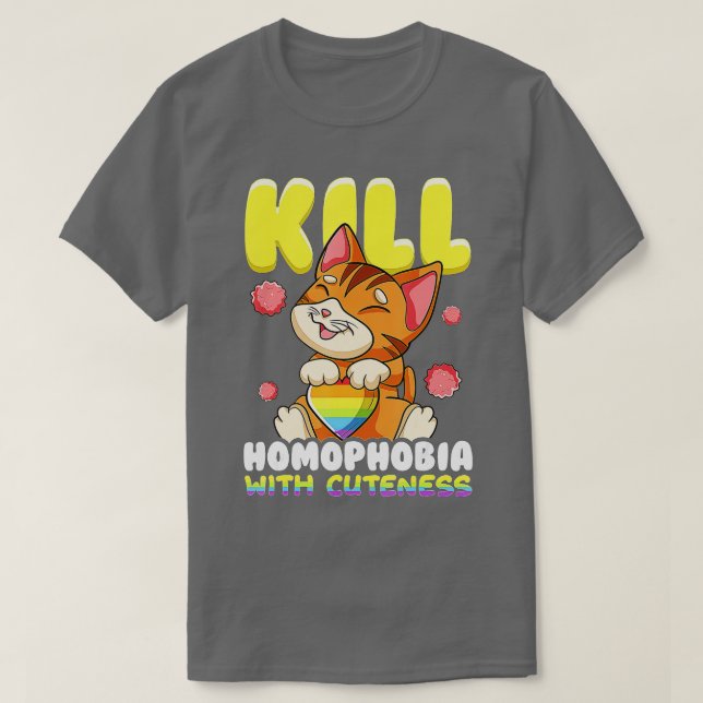 Camiseta Homofobia matar com igualdade de cutenssem  (Frente do Design)