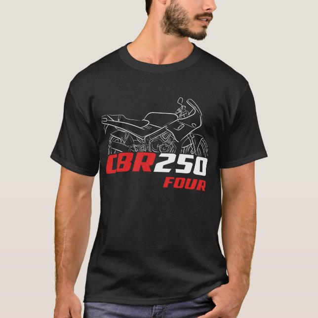 Camiseta Honda CBR250 Four 1986 (Frente)