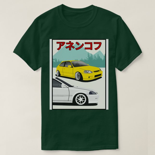 Camiseta Honda Civic 3 (Frente do Design)