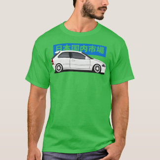 Camiseta Honda Civic EK Vista Lateral