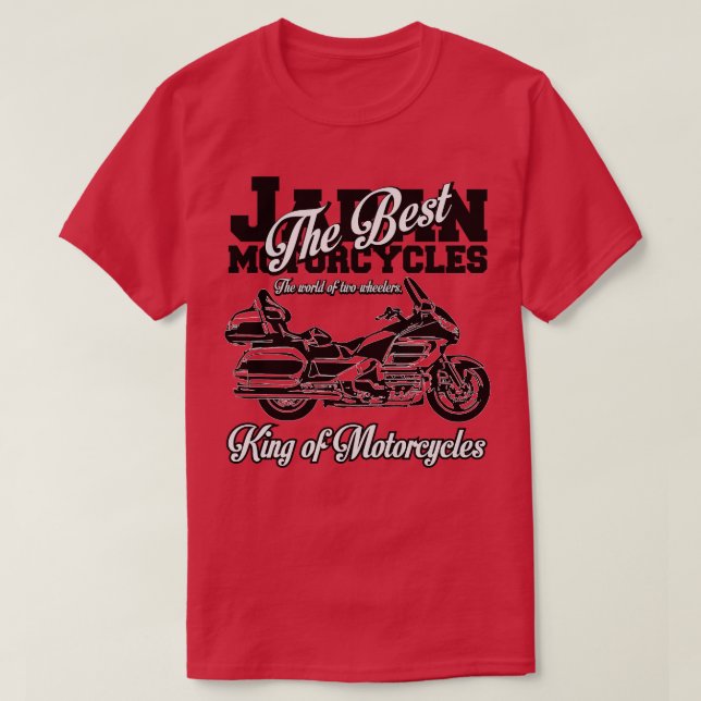 Camiseta HONDA GOLDWINGS Rei de motocicletas 1 (Frente do Design)