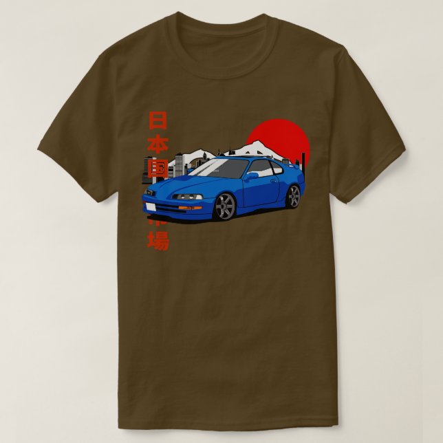 Camiseta Honda Prelude MK4 19911996 (Frente do Design)