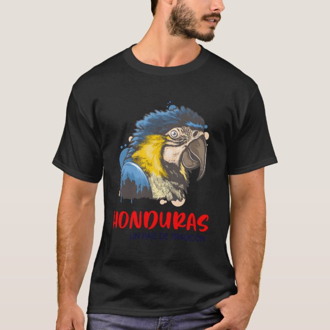 Camiseta Honduras Baleada Hondurenan Flag Catracho Calmate  (Frente)