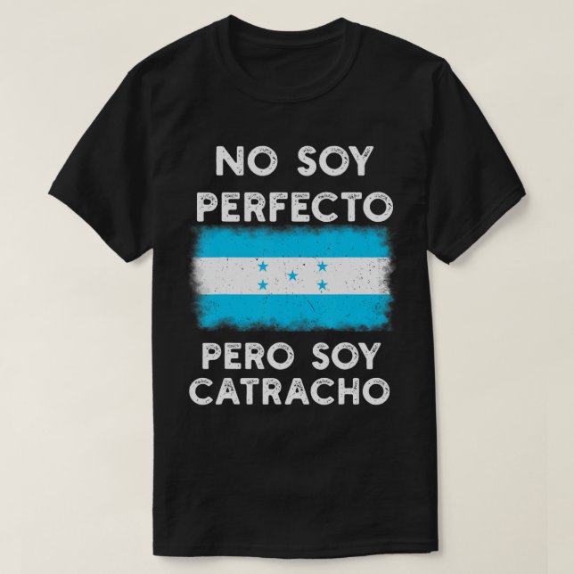 Camiseta Honduras Flag Catracho Pride HonprocedureÃ±o Bande (Frente do Design)