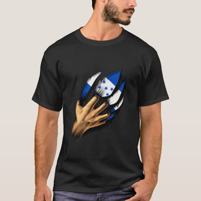 Camiseta Honduras Flag Hondurenan (Frente)