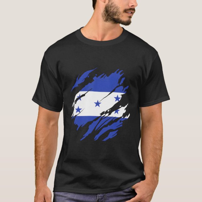 Camiseta Honduras Flag Hondurenan (Frente)