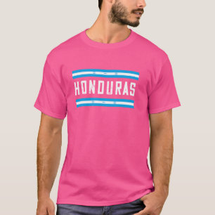 Camiseta Honduras Flag Hondurenho Roots Proud Central Ameri
