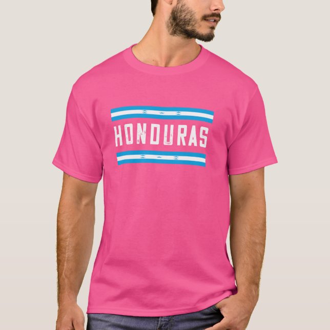 Camiseta Honduras Flag Hondurenho Roots Proud Central Ameri (Frente)