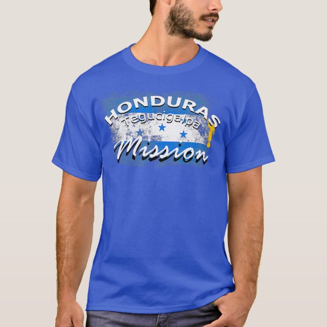 Camiseta Honduras Tegucigalpa Mormon LDS Mission Gift (Frente)