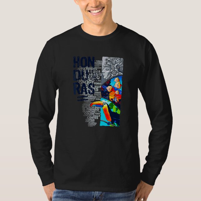 Camiseta Honduras turístico   (Frente)