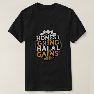 Camiseta Honest Grind Halal Gains - Empreendedor Muçulmano