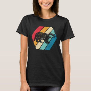 Camiseta Honey Badger Animal Willife Retro