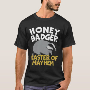 Camiseta Honey Badger Wildlife Animal Ratel 23
