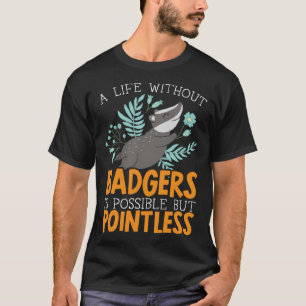 Camiseta Honey Badger Wildlife Animal Ratel 24