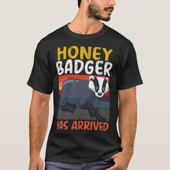Camiseta Honey Badger  Wildlife Animal Ratel  4 (Frente)