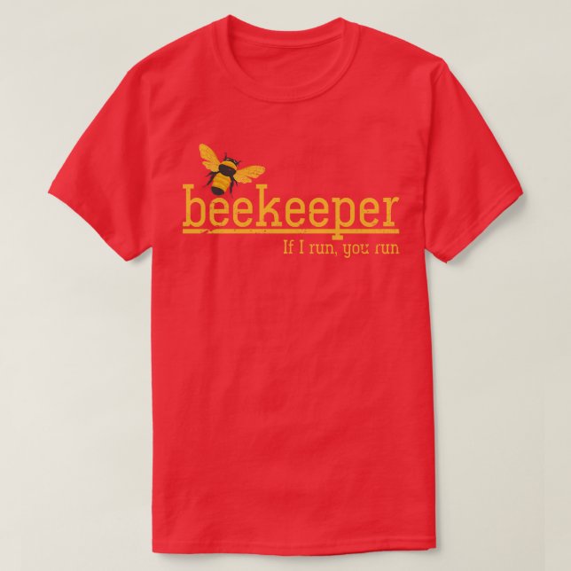 Camiseta Honey Bebê Hobby Funny Beekeeper (Frente do Design)