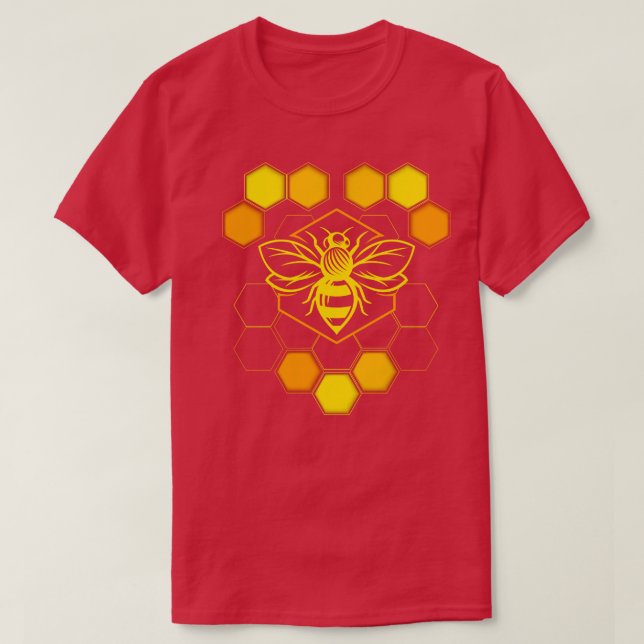 Camiseta Honey Beeycomb Beekeeper (Frente do Design)
