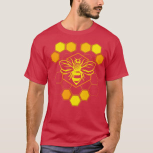 Camiseta Honey Beeycomb Beekeeper