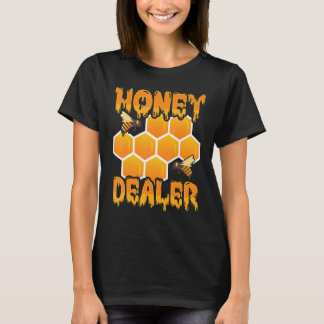 Camiseta Honey Dealer Honeycomb Bee Beekeeper Beekeepi