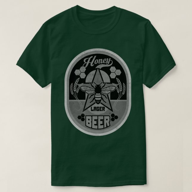Camiseta Honey Lager Beer BW (Frente do Design)