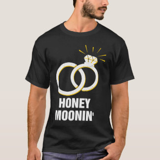 Camiseta Honey Moonin' Honeymoon Bridal Party Newlywed Brid