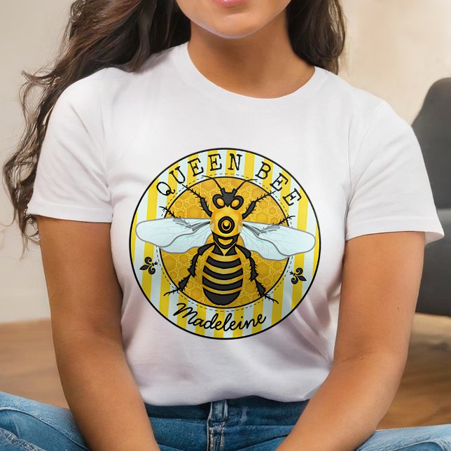 Camiseta Honeybee Queen Bee Honey | Personalizado (Criador carregado)