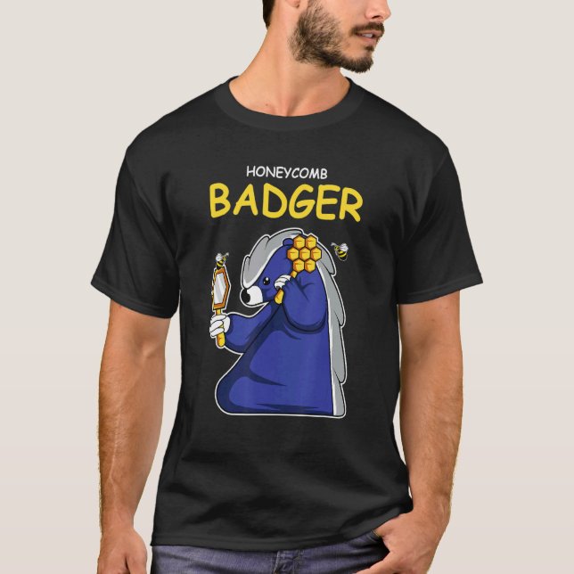 Camiseta Honeycomb Badger Beekepers (Frente)