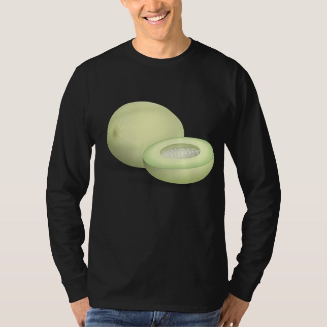 Camiseta Honeydew Summer Melon Fruta Divertimento (Frente)