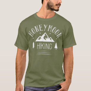 Camiseta Honeymoon Hiking for couples Just Married