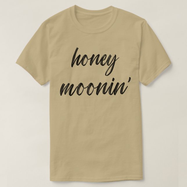 Camiseta Honeymoonin Casais Lua de Lua de mel (Frente do Design)