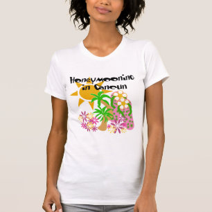 Camiseta Honeymooning em Cancun