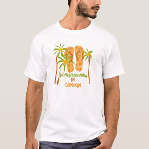 Camiseta Honeymooning no t-shirt de Cancun