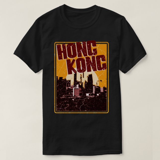 Camiseta Hong Kong (Frente do Design)