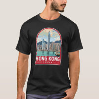 Hong Kong China Viagem Art Vintage