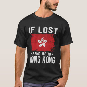 Camiseta Hong Kong Flag Souvenir - Se Perdido Me Enviar Par