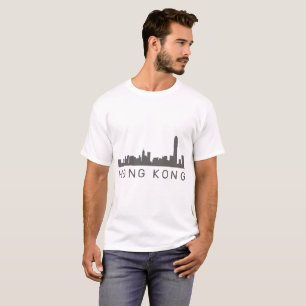 Camiseta Hong Kong Gift HK Skyline Gpresente