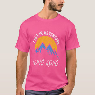 Camiseta Hong Kong Vintage perdida em Hong Kong